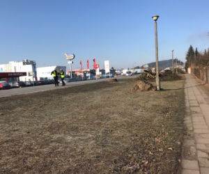 Niewybuch na budowie na ulicy Grunwaldzkiej
