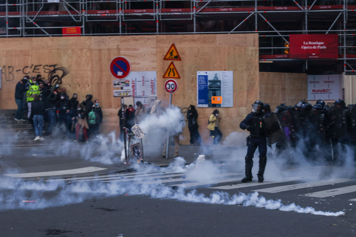 Protest we Francji