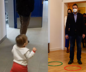 Trzaskowski wpadł do żłobka. Nie zauważył, kto go śledzi...
