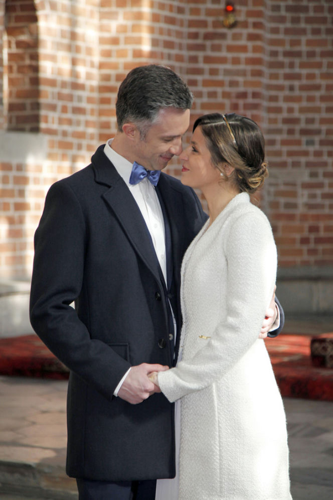 Pierwsza miłość. Kinga (Aleksandra Zienkiewicz), Artur (Łukasz Płoszajski)