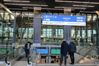 Dworzec kolejowy Warszawa Zachodnia po otwarciu