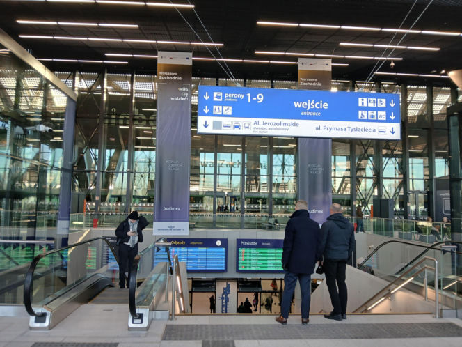Dworzec kolejowy Warszawa Zachodnia po otwarciu