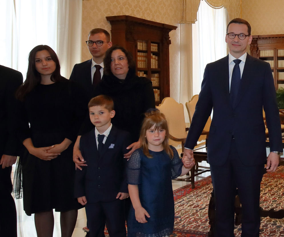 Mateusz Morawiecki z rodziną