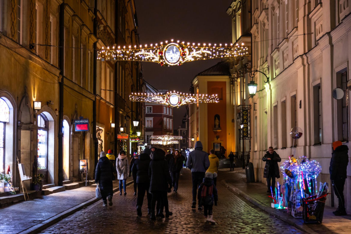 Iluminacja świąteczna 2023 w Warszawie - zdjęcia