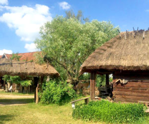 Kuligów - skansen i rzeka