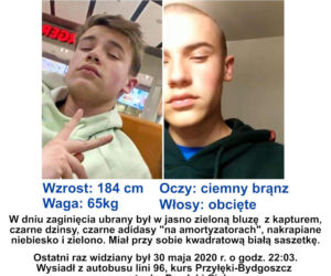 Zaginął Piotr Nowarkiewicz. 16-latek z Ciela poszukiwany jest przez służby mundurowe i patrol Krzysztofa Rukowskiego 