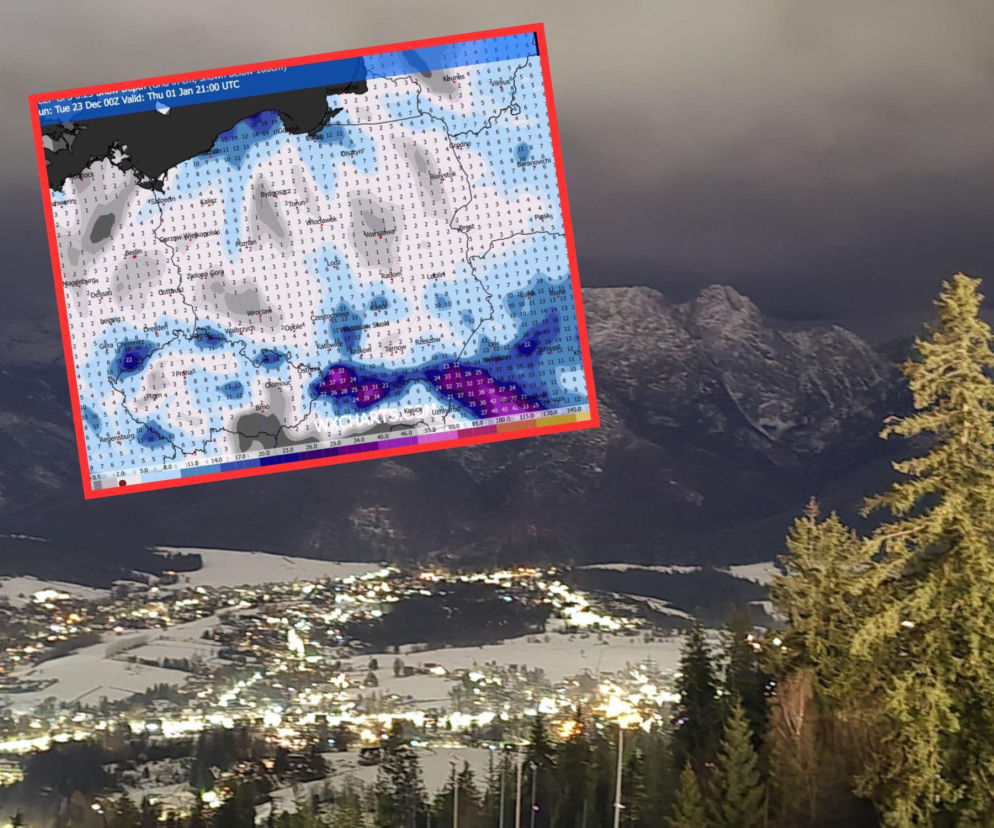 Śnieg, mróz do -14 st. C i porywisty wiatr. Pogoda na sylwestra w Polsce rozpieści tylko niektórych