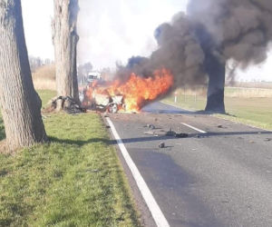 Tragiczny wypadek w miejscowości Głogowiniec [ZDJĘCIA] 