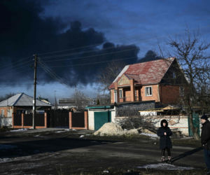 Ukraina. Ludność cywilna w czasie wojny