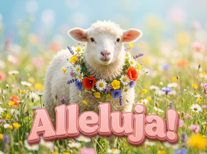 Kartka świąteczna na Wielkanoc