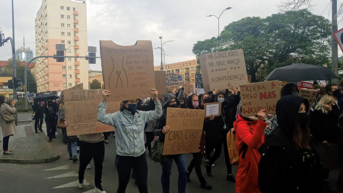 Protest kobiet w Szczecinie - 28.10.2020