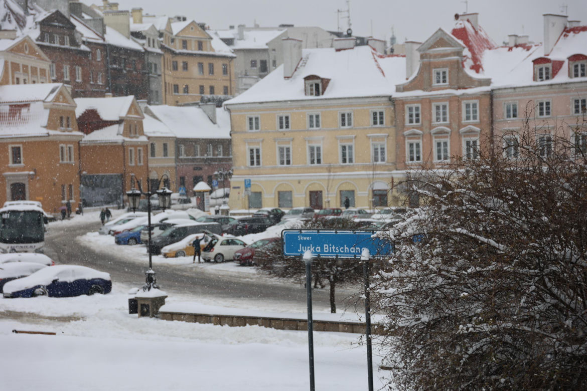 Śnieżyca w Lublinie