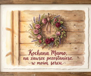 Kartka na Dzień Matki, która nie żyje