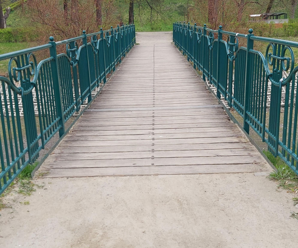 Kładka przed remontem