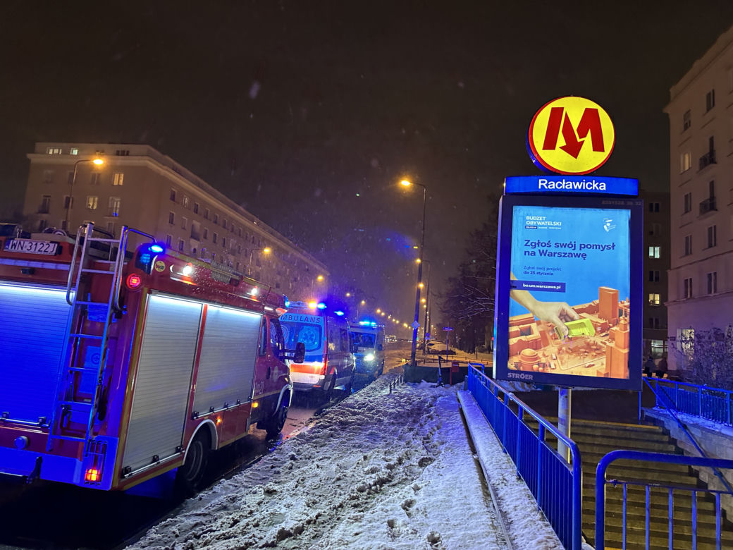 Śmiertelny wypadek w metrze. Nie żyje mężczyzna