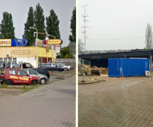 Rozbiórka pawilonu handlowego przy ul 26 Kwietnia