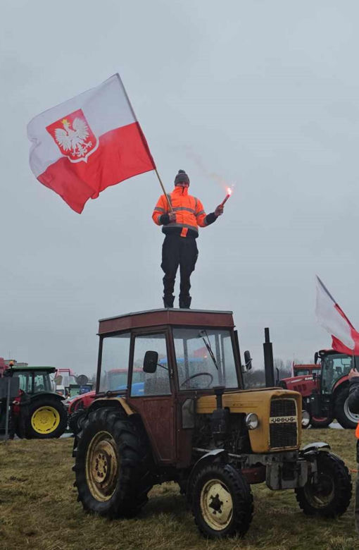 Protest rolników z Podkarpacia w Przeworsku