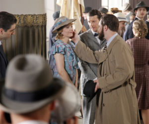 Bodo. Zula Pogorzelska (Roma Gąsiorowska), Eugeniusz Bodo (Tomasz Schuchardt)