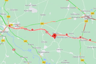 Autostrada A4 w MĄCZCE! Ciężarówka zablokowała drogę na CAŁĄ NOC! [AKTUALIZACJA 7.30]