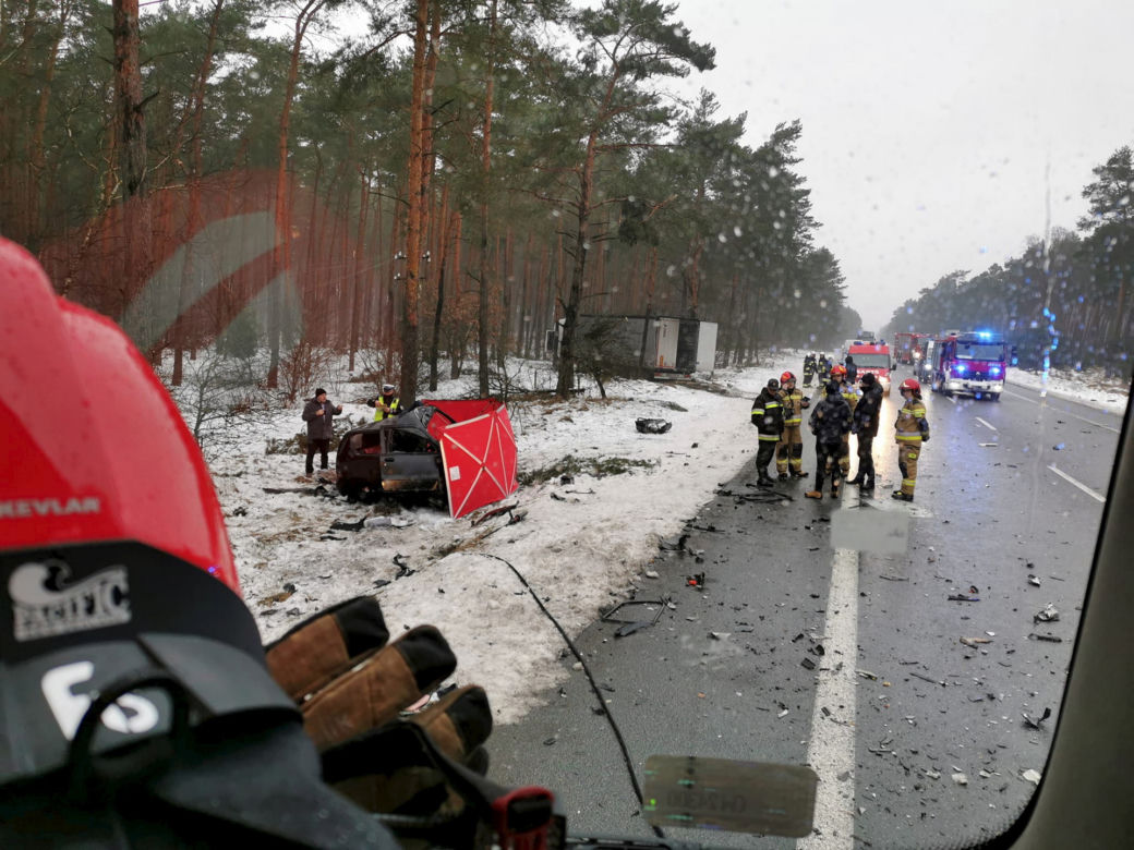 Policja ustala przyczyny wypadku w Warząchewce pod Włocławkiem