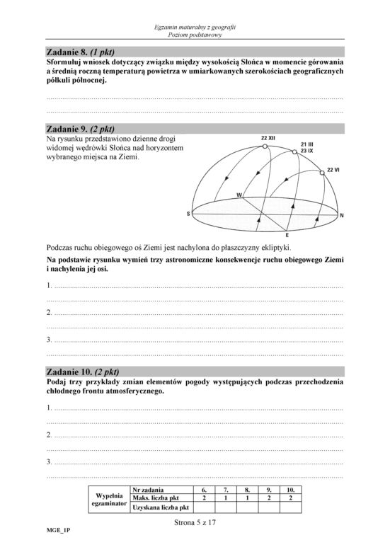 Matura 2018 - Geografia poziom podstawowy. Arkusze egzaminacyjne, stara matura