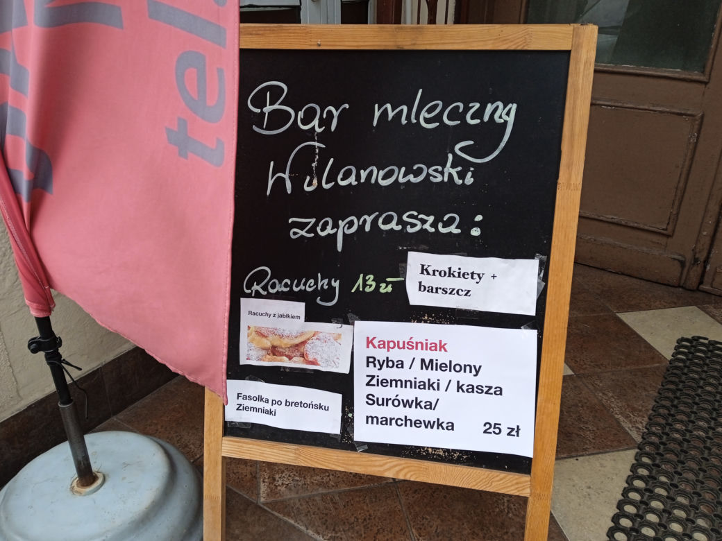 Bar mleczny Wilanowski w Warszawie