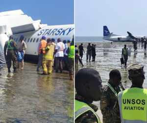 Samolot z 55 pasażerami runął na plażę tuż po starcie! Szok, co zrobił pilot!