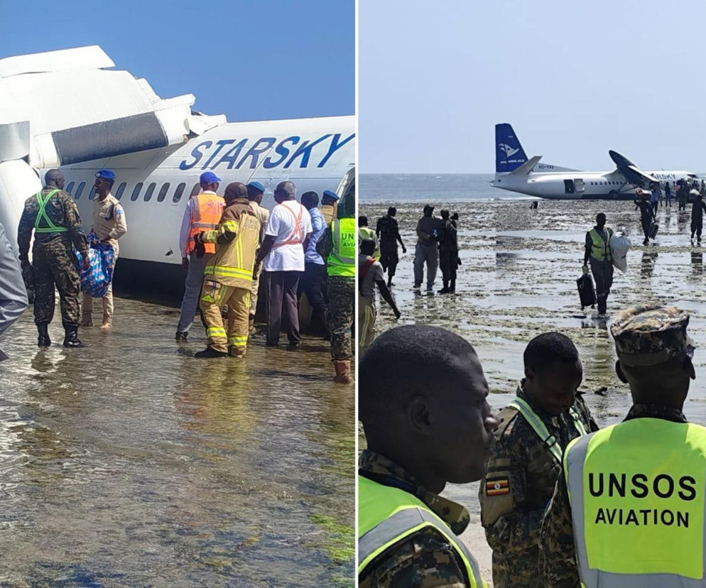 Samolot z 55 pasażerami runął na plażę tuż po starcie! Szok, co zrobił pilot!