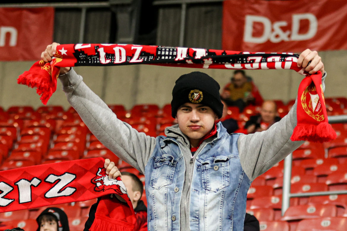 Widzew Łódź - Wisła Kraków; Zdjęcia kibiców i zawodników z meczu 11. kolejki PKO BP Ekstraklasy 2026/27