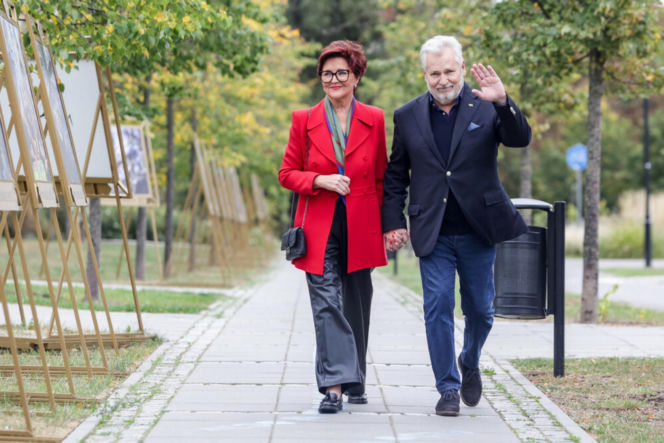 Aleksander i  Jolanta Kwaśniewscy