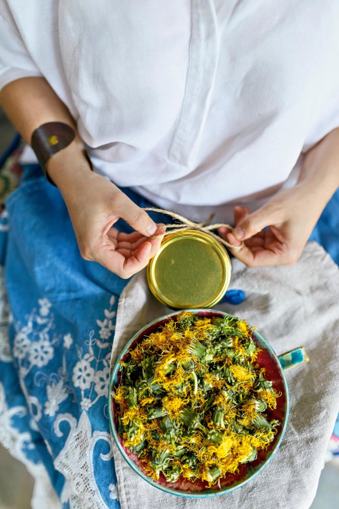 Wnętrze łemkowskiej chaty