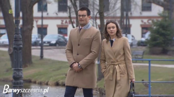 Barwy szczęścia.Oliwier Jakubczyk (Mikołaj Krawczyk), Natalia (Maria Dejmek)