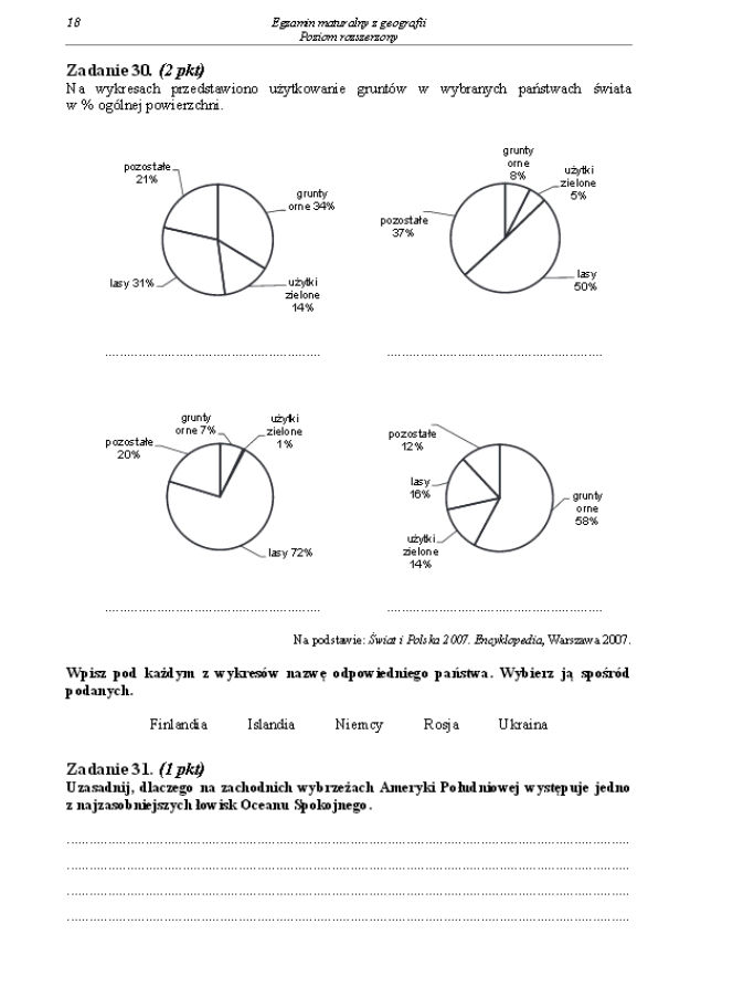 Arkusz geografia rozszerzony matura 2014