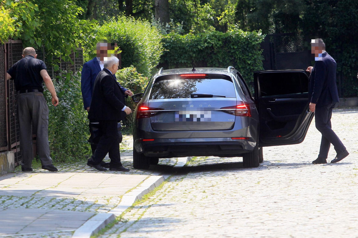 Tak Kaczyński zaczął urodzinowy dzień