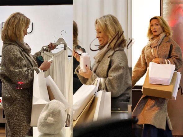 Anna Kalczyńska wącha sól przed świętami i obładowana siatami buszuje za ciastkami