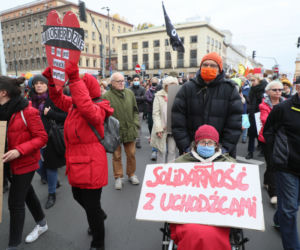 Marsz solidarności z uchodźcami 