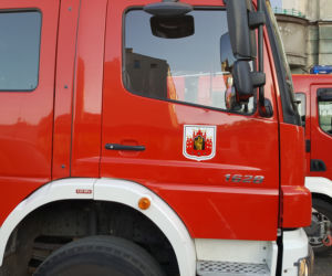 Pożar w kamienicy przy ulicy Kościuszki w Grudziądzu. Paliło się poddasze budynku