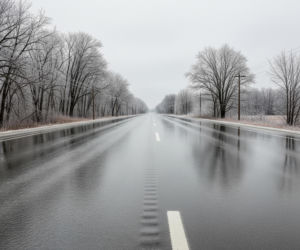 Marznące opady w Polsce. Czy drogi w dziesięciu województwach będą niebezpieczne?