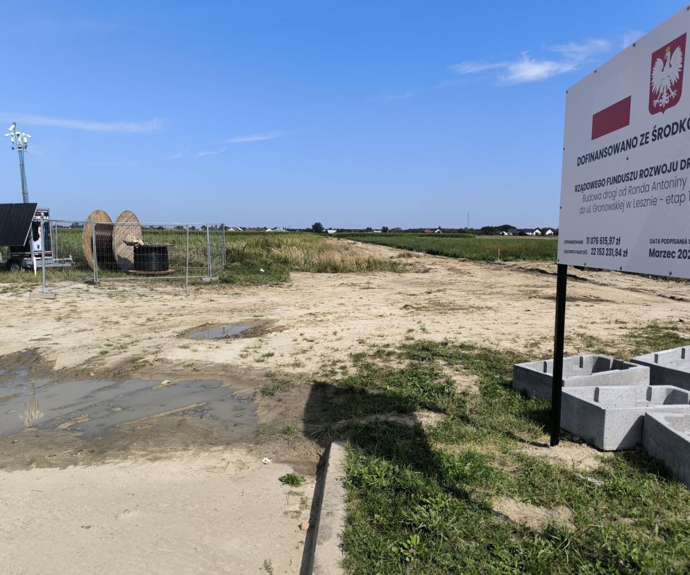Inwestycja drogowa za 16 mln zł w Lesznie rozpoczęta