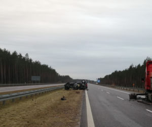 Po wypadku zablokowana S7 w kierunku Ostródy! Jedna osoba ranna [ZDJĘCIA]