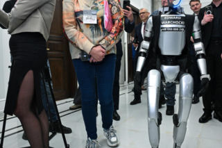Robot humanoidalny Edward Warchocki w Sejmie