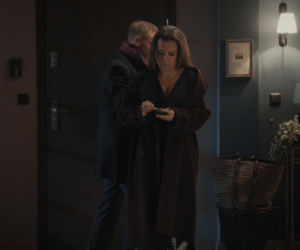 M jak miłość, odcinek 1928. Magda (Anna Mucha), Andrzej (Krystian Wieczorek)