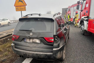 Karambol na autostradzie A4. Zderzyło się 7 samochodów