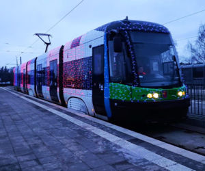 Świąteczne tramwaje w Szczecinie