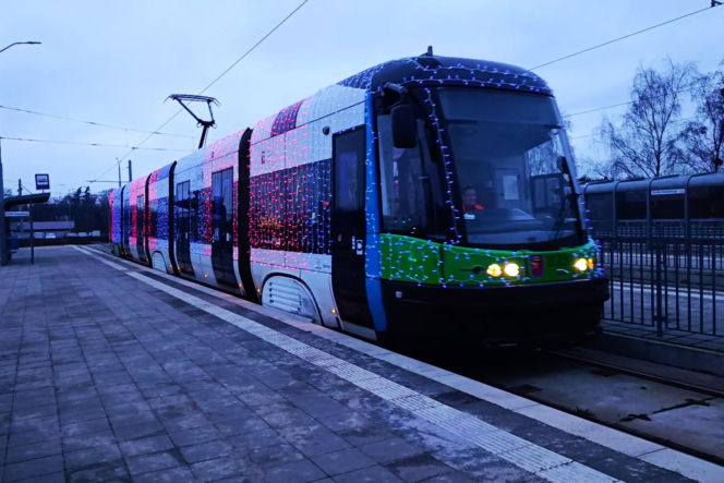 Świąteczne tramwaje w Szczecinie