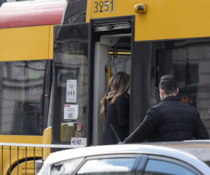 Rozenek jeździ tramwajem! 