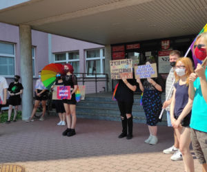 STOP Czarnek - protest Młodej Lewicy w Tarnowie