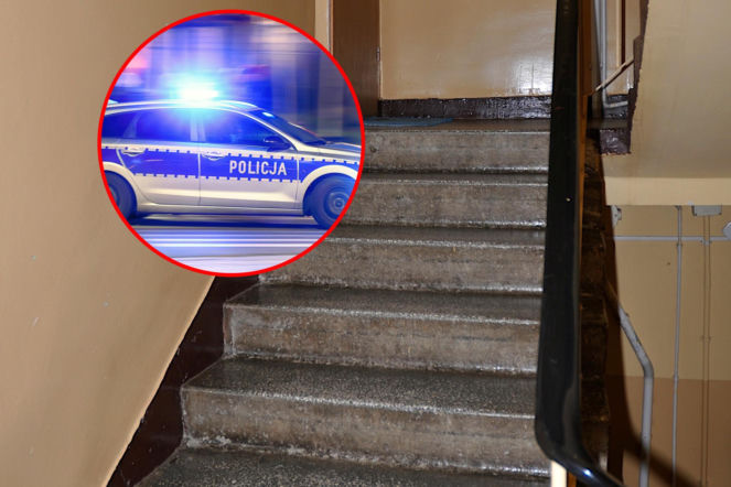 Tragiczny finał świątecznego spotkania. Tajemnicza śmierć 45-latka. Ciało znaleziono na klatce schodowej