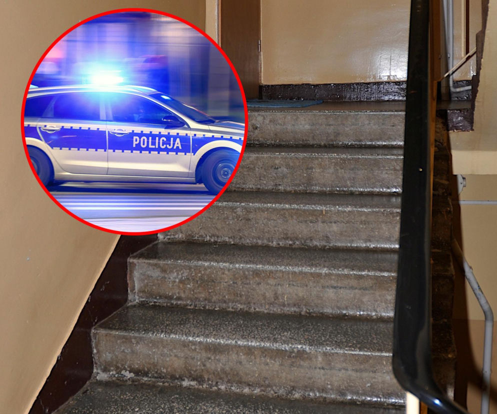 Tragiczny finał świątecznego spotkania. Tajemnicza śmierć 45-latka. Ciało znaleziono na klatce schodowej
