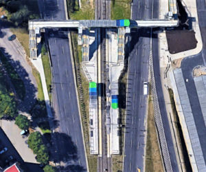 Szczecin w szczególe według Google Earth